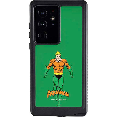 DC Comics Aquaman Classic Art Pose Galaxy S24 Ultra Waterproof Case