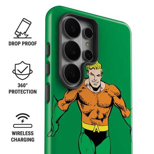 DC Comics Aquaman Classic Art Pose Galaxy S26 Ultra Impact Case