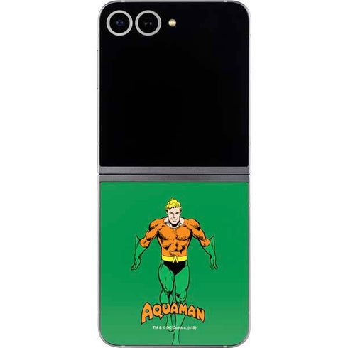 DC Comics Aquaman Classic Art Pose Galaxy Z Flip6 Skin
