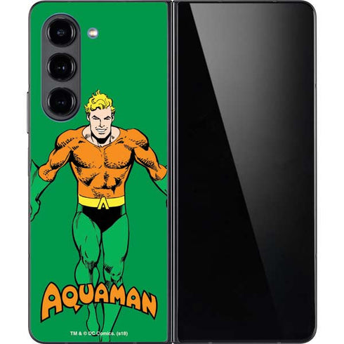 DC Comics Aquaman Classic Art Pose Galaxy Z Fold5 5G Skin