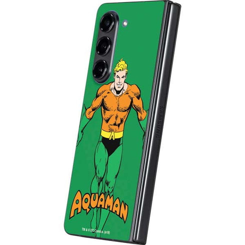 DC Comics Aquaman Classic Art Pose Galaxy Z Fold5 5G Skin