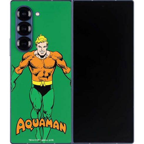 DC Comics Aquaman Classic Art Pose Galaxy Z Fold6 Skin
