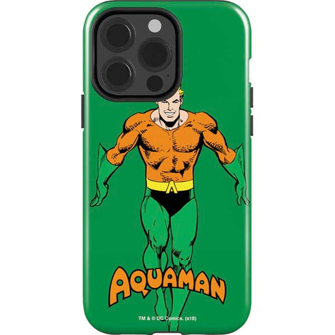 DC Comics Aquaman Classic Art Pose iPhone 15 Pro Impact Case