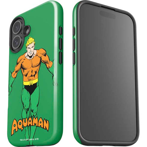 DC Comics Aquaman Classic Art Pose iPhone 16 Impact Case