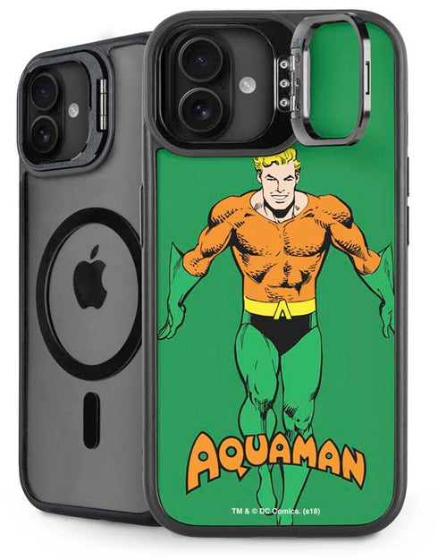 DC Comics Aquaman Classic Art Pose iPhone 16 Kickstand Case
