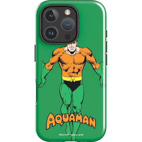 DC Comics Aquaman Classic Art Pose iPhone 16 Pro Max Impact Case