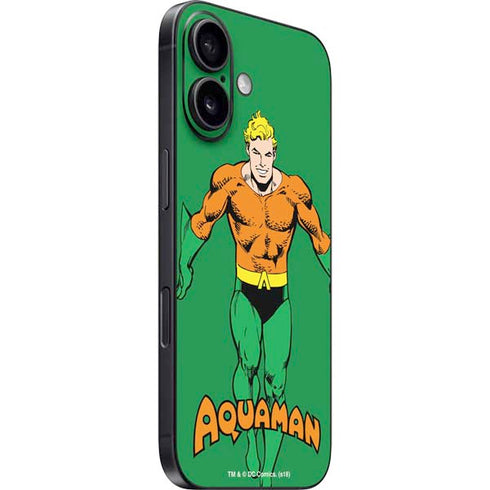 DC Comics Aquaman Classic Art Pose iPhone 16 Skin