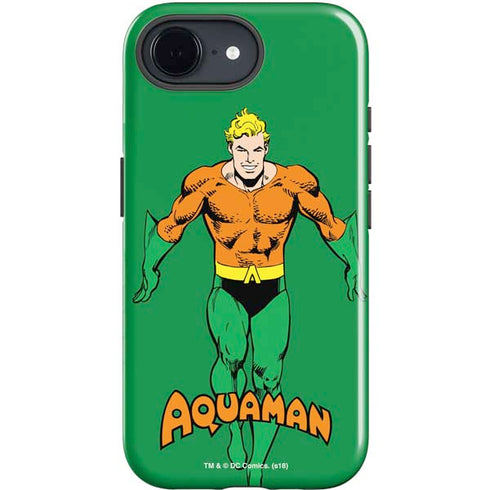 DC Comics Aquaman Classic Art Pose iPhone 16e Impact Case