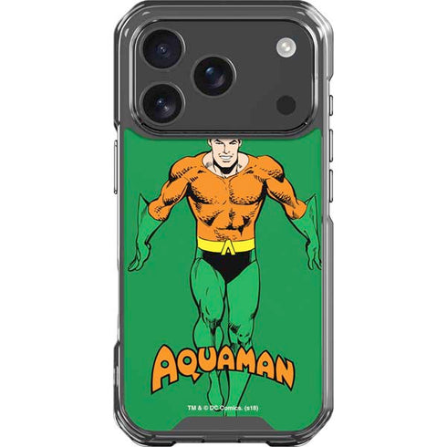 DC Comics Aquaman Classic Art Pose iPhone 18 Pro Clear Case