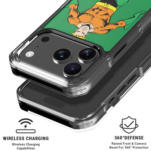 DC Comics Aquaman Classic Art Pose iPhone 18 Pro Clear Case