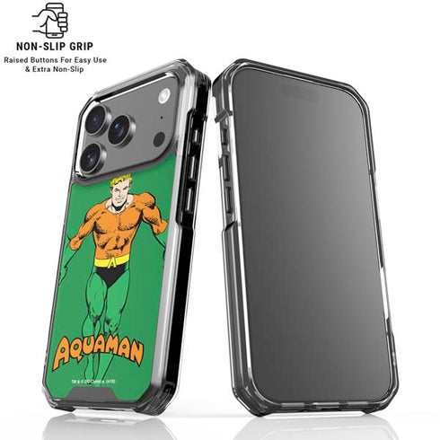 DC Comics Aquaman Classic Art Pose iPhone 18 Pro Clear Case