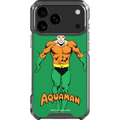 DC Comics Aquaman Classic Art Pose iPhone 18 Pro Max Clear Case