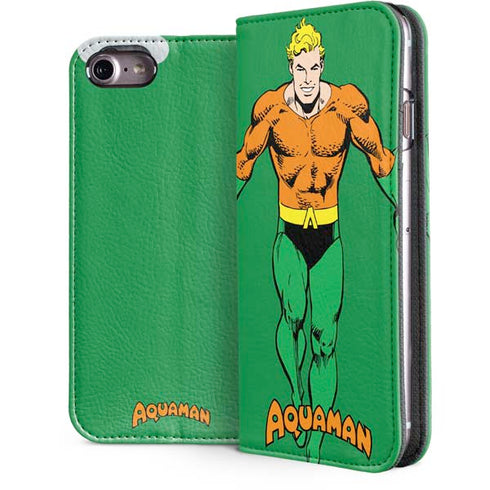 DC Comics Aquaman Classic Art Pose iPhone 7 Folio Case