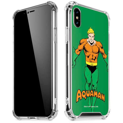 DC Comics Aquaman Classic Art Pose iPhone X/XS Clear Case