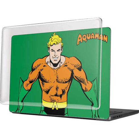 DC Comics Aquaman Classic Art Pose MacBook Pro 14in (2021-24) Case plus Skin