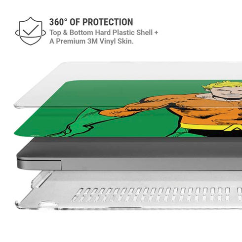 DC Comics Aquaman Classic Art Pose MacBook Cases