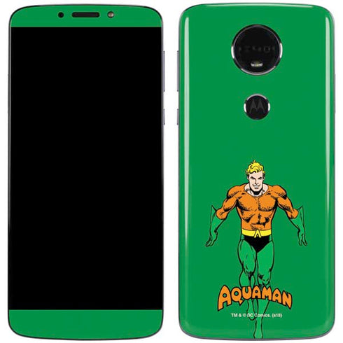 DC Comics Aquaman Classic Art Pose Moto E5 Plus Skin