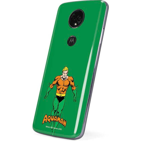 DC Comics Aquaman Classic Art Pose Moto E5 Plus Skin