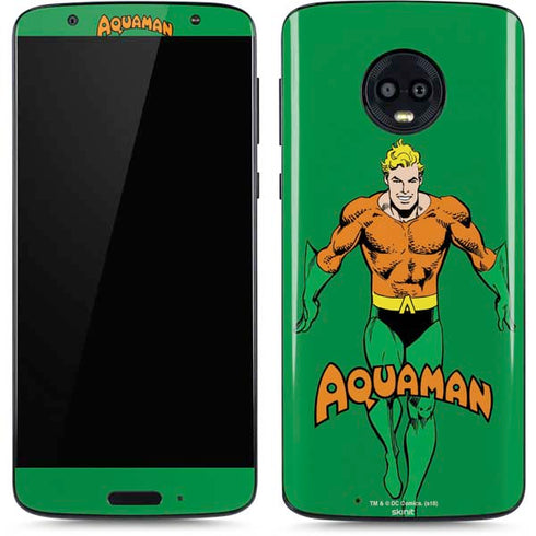 DC Comics Aquaman Classic Art Pose Moto G6 Skin