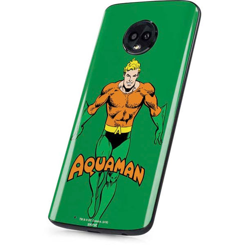 DC Comics Aquaman Classic Art Pose Moto G6 Skin