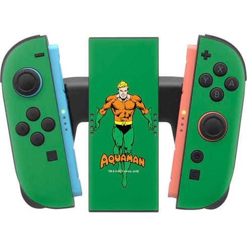 DC Comics Aquaman Classic Art Pose Nintendo Switch 2 (2025) Joy-Con Controller Skin