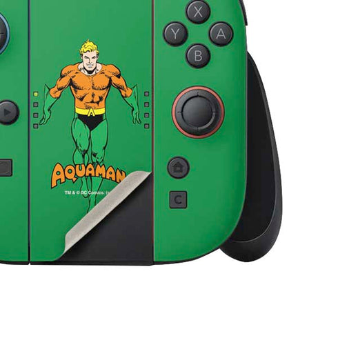 DC Comics Aquaman Classic Art Pose Nintendo Switch 2 (2025) Joy-Con Controller Skin