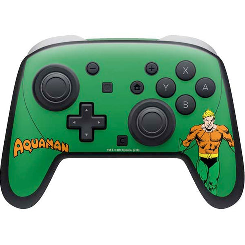 DC Comics Aquaman Classic Art Pose Nintendo Skins