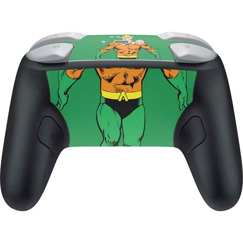 DC Comics Aquaman Classic Art Pose Nintendo Switch 2 (2025) Pro Controller Skin