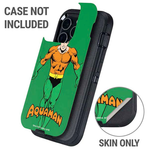 DC Comics Aquaman Classic Art Pose Otterbox Defender iPhone Skin