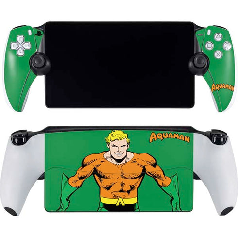 DC Comics Aquaman Classic Art Pose PlayStation PS5 Skins