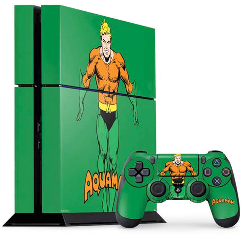 DC Comics Aquaman Classic Art Pose PlayStation PS4 Skins