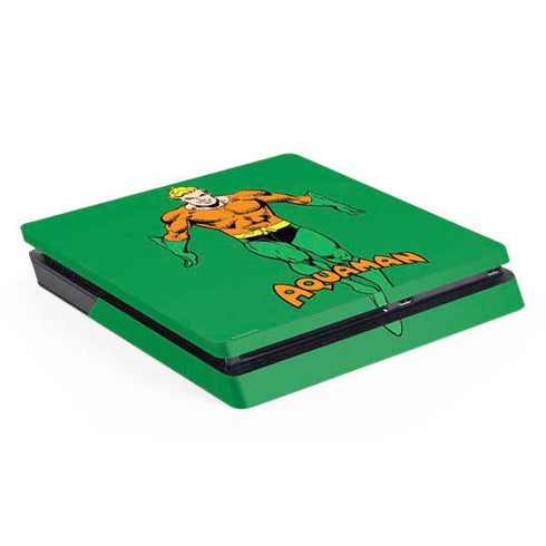 DC Comics Aquaman Classic Art Pose PS4 Slim Skin