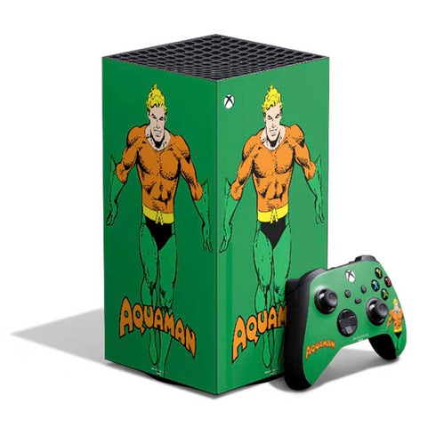 DC Comics Aquaman Classic Art Pose XBox Series X Digital Edition Bundle Skin