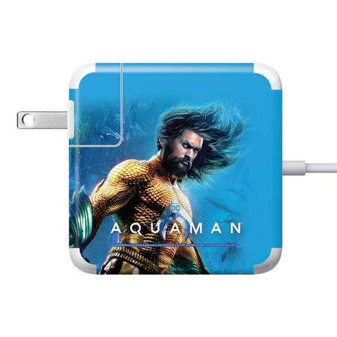 DC Comics Aquaman Movie Arthur Curry Poster 85W Power Adapter (15 and 17 inch MacBook Pro Charger) Skin