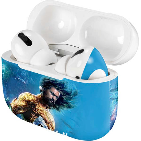 DC Comics Aquaman Movie Arthur Curry Poster Apple AirPods Pro Skin