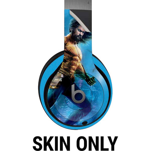 DC Comics Aquaman Movie Arthur Curry Poster Beats Solo 4 Wireless Headphones Skin