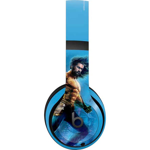 DC Comics Aquaman Movie Arthur Curry Poster Beats Studio Pro Wireless Headphones Skin