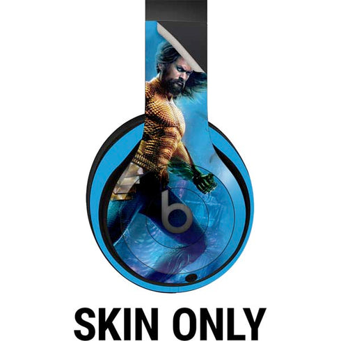 DC Comics Aquaman Movie Arthur Curry Poster Beats Studio Pro Wireless Headphones Skin