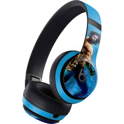 DC Comics Aquaman Movie Arthur Curry Poster Beats Studio Pro Wireless Headphones Skin