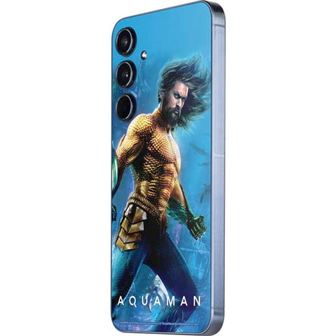 DC Comics Aquaman Movie Arthur Curry Poster Galaxy A55 5G Skin