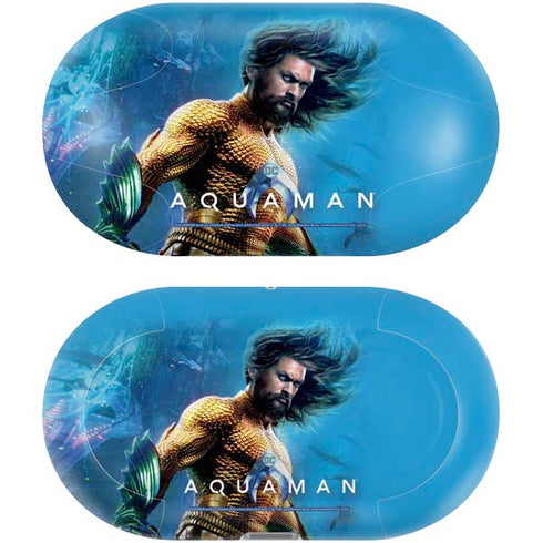 DC Comics Aquaman Movie Arthur Curry Poster Galaxy Buds Plus Skin