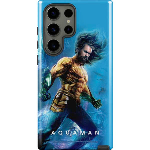 DC Comics Aquaman Movie Arthur Curry Poster Galaxy S23 Ultra Pro Case