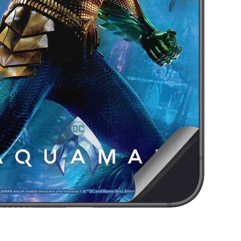 DC Comics Aquaman Movie Arthur Curry Poster Galaxy S24 Skin