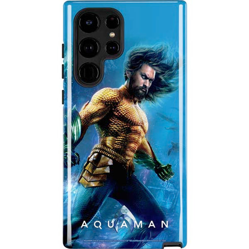 DC Comics Aquaman Movie Arthur Curry Poster Galaxy S25 Ultra Impact Case