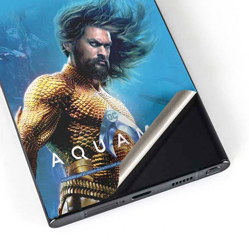 DC Comics Aquaman Movie Arthur Curry Poster Galaxy S25 Ultra Skin