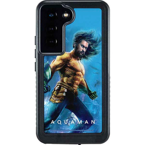 DC Comics Aquaman Movie Arthur Curry Poster Galaxy S24 Waterproof Case