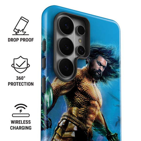 DC Comics Aquaman Movie Arthur Curry Poster Galaxy S26 Ultra Impact Case