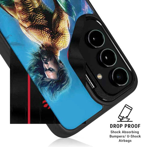 DC Comics Aquaman Movie Arthur Curry Poster Galaxy S26 Ultra Kickstand Case