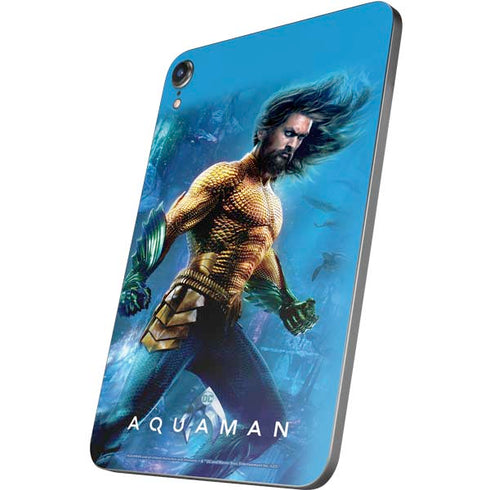DC Comics Aquaman Movie Arthur Curry Poster Apple iPad Mini Skin