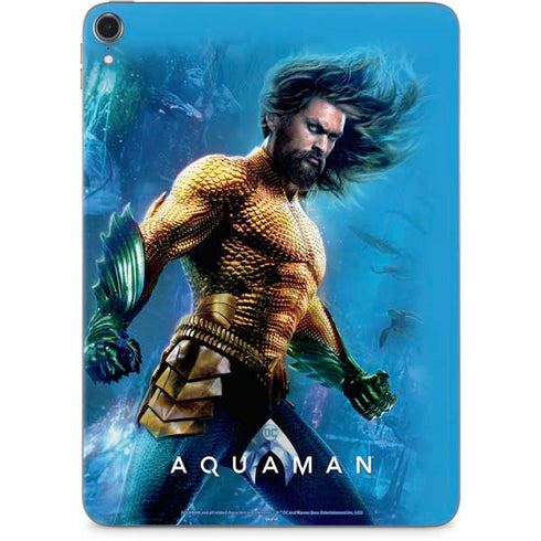 DC Comics Aquaman Movie Arthur Curry Poster Apple iPad Pro Skin